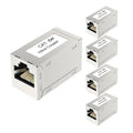 Cat5e Rj45 Female To Female Ethernet Shielded Coupler Straight Cable