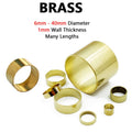 Solid Brass Spacers Standoff Bushes Ferrules