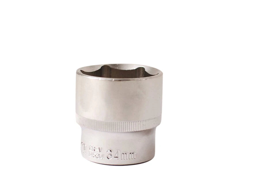 Selta Taiwan 1/2" Dr. Cr-V 6pt Flank Socket Size Option:34,35,3<wbr/>6mm