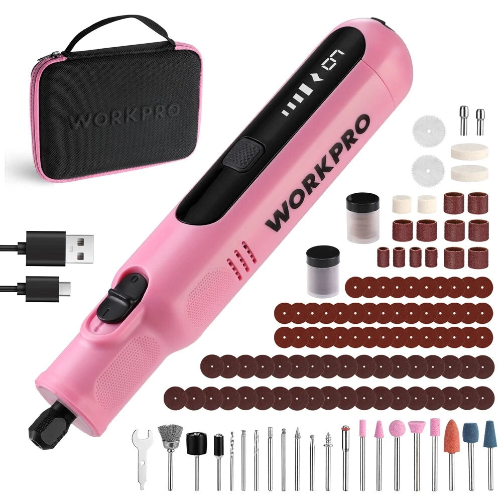 Workpro 8V Cordless Rotary Tool Kit 6 Variable | Built Supply Co