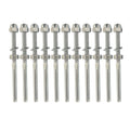 4" Long End Fitting For 1/8" Cable Rail Railing Stainless Steel 316
