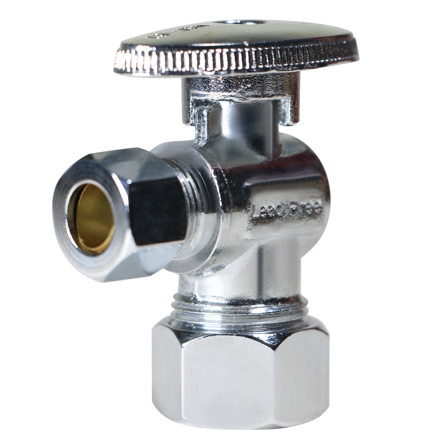 XFITTING 5/8" x 3/8" OD Comp. Angle Stop Valve