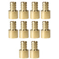 XFITTING 1/2" Pex B Sweat Adapter 10 Pack
