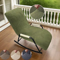 Soft Fleece Polyester Recliner Cover Elastic Fit For Rocking Lounge