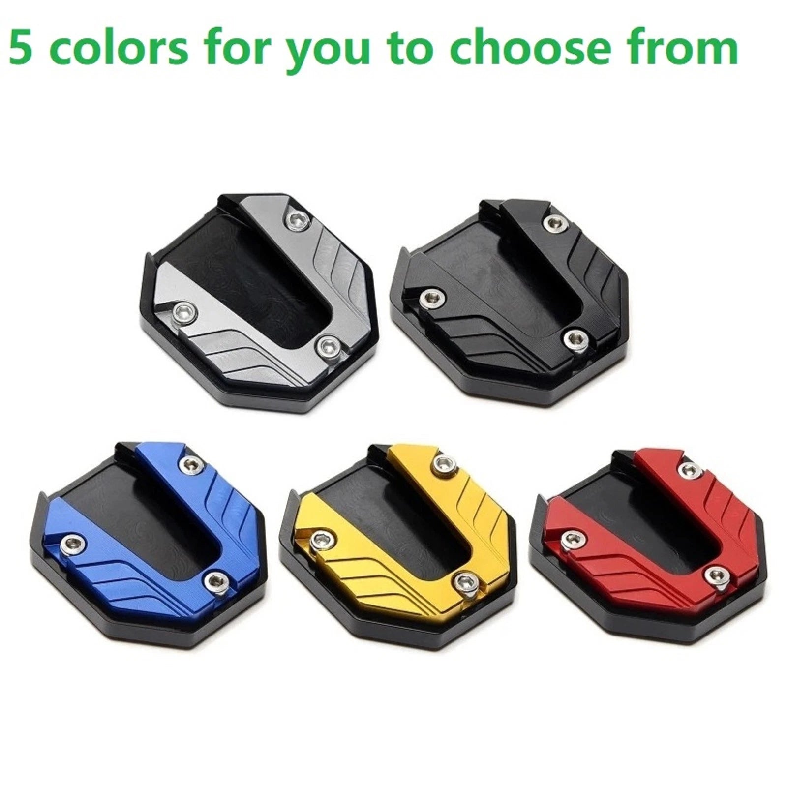 Universal Motorcycle Kickstand Extender Foot Side Stand Extension Pad