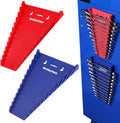 Workpro 2-pack Magnetic Wrench Organizer, 12-piece Wrench Holder Set