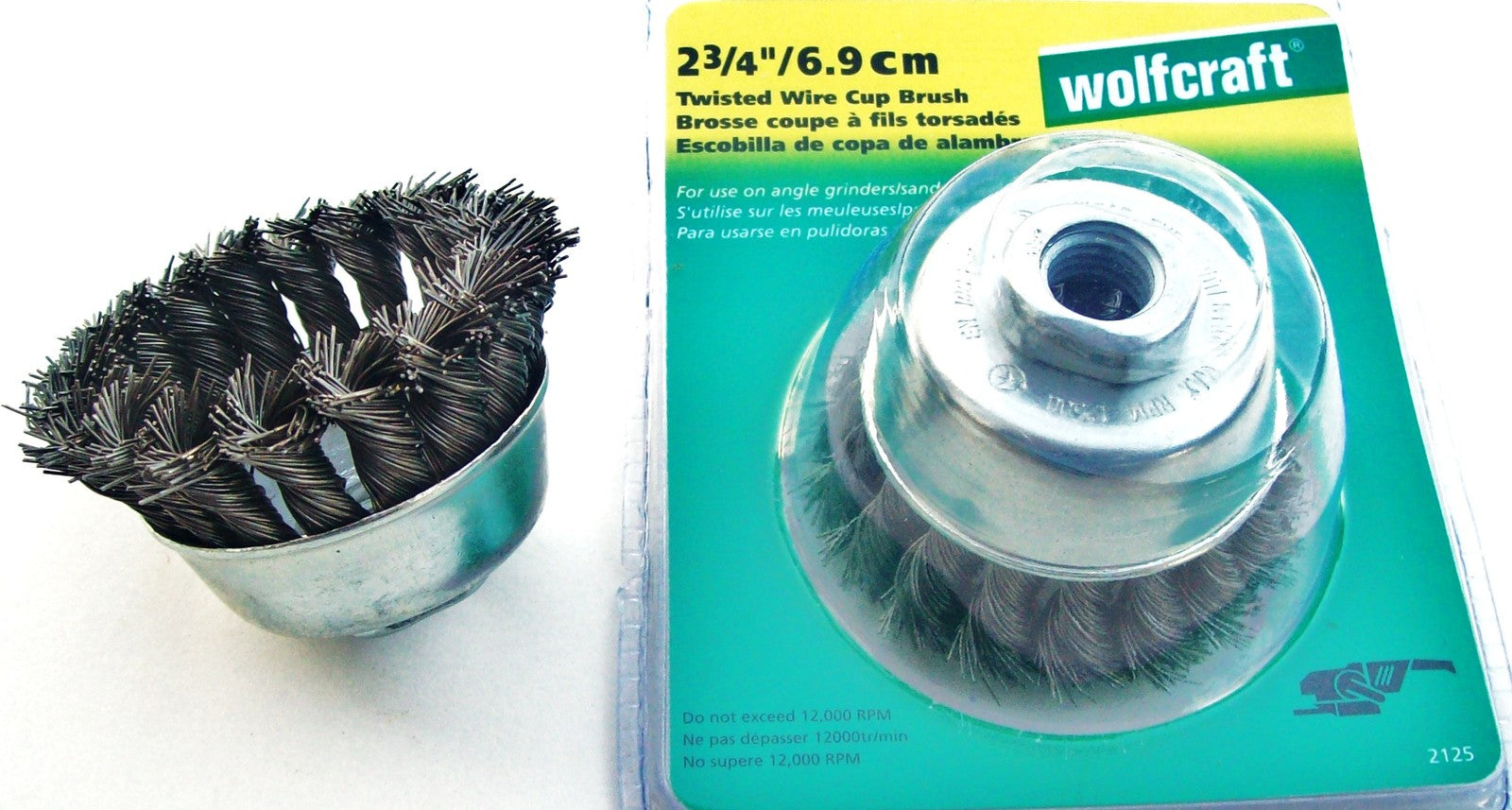 Wolfcraft 3" Twisted Cup Brush