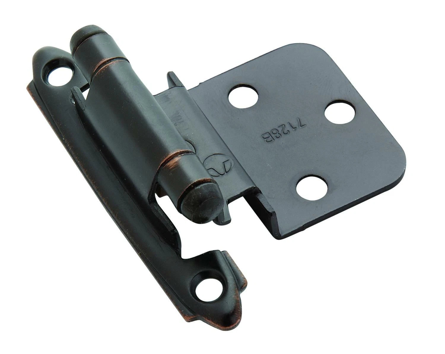 Amerock Oil-rubbed Bronze Self Closing, Face Mount, 3/8" Inset Hinge,