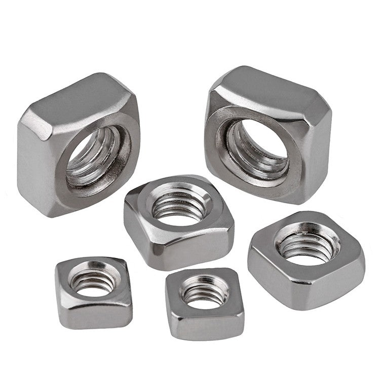 Steel Square Nut Chamfered DIN557 M3 to M12