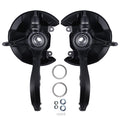 Pair Front Steering Knuckle+Wheel Hub Bearing for Honda Accord Acura TSX 08~12