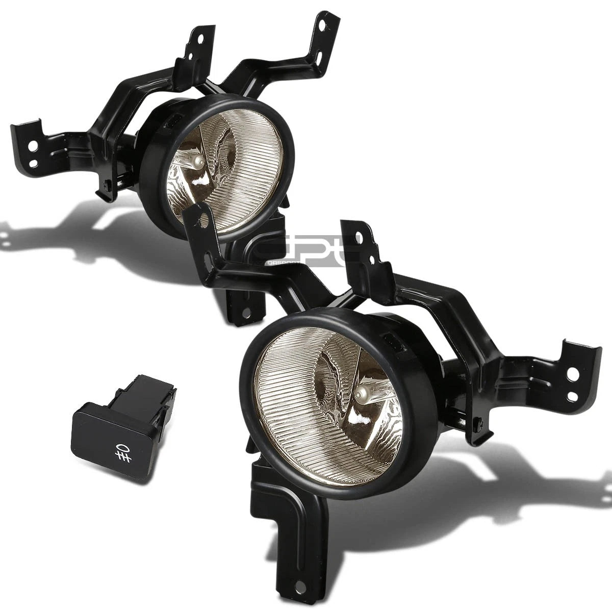 For 2007-2009 Honda Crv Cr-v Pair Smoke Lens Fog Light Lamp W/switch