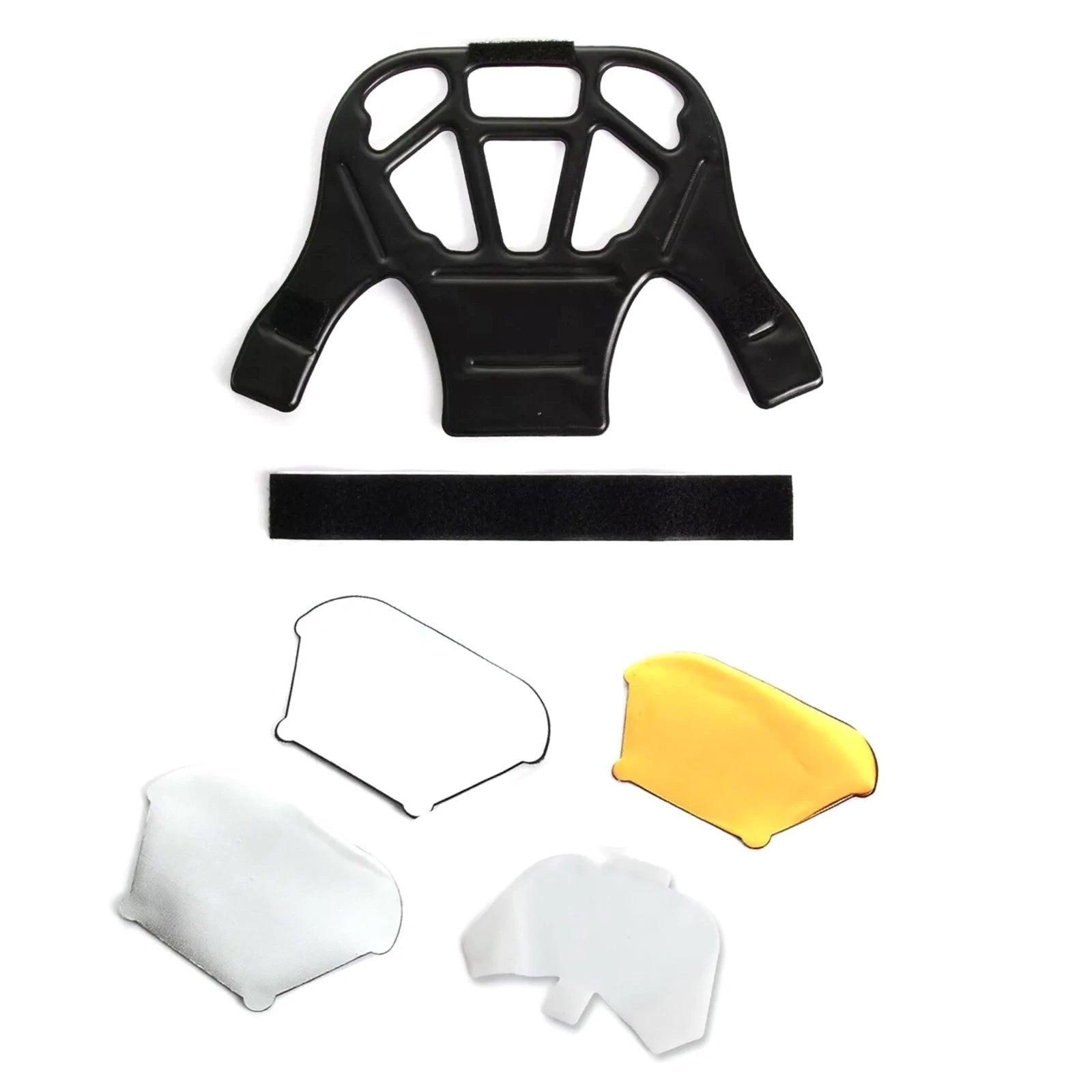 Camera Flash Diffuser Light Bounce 3 Color Reflector Board For Nissin