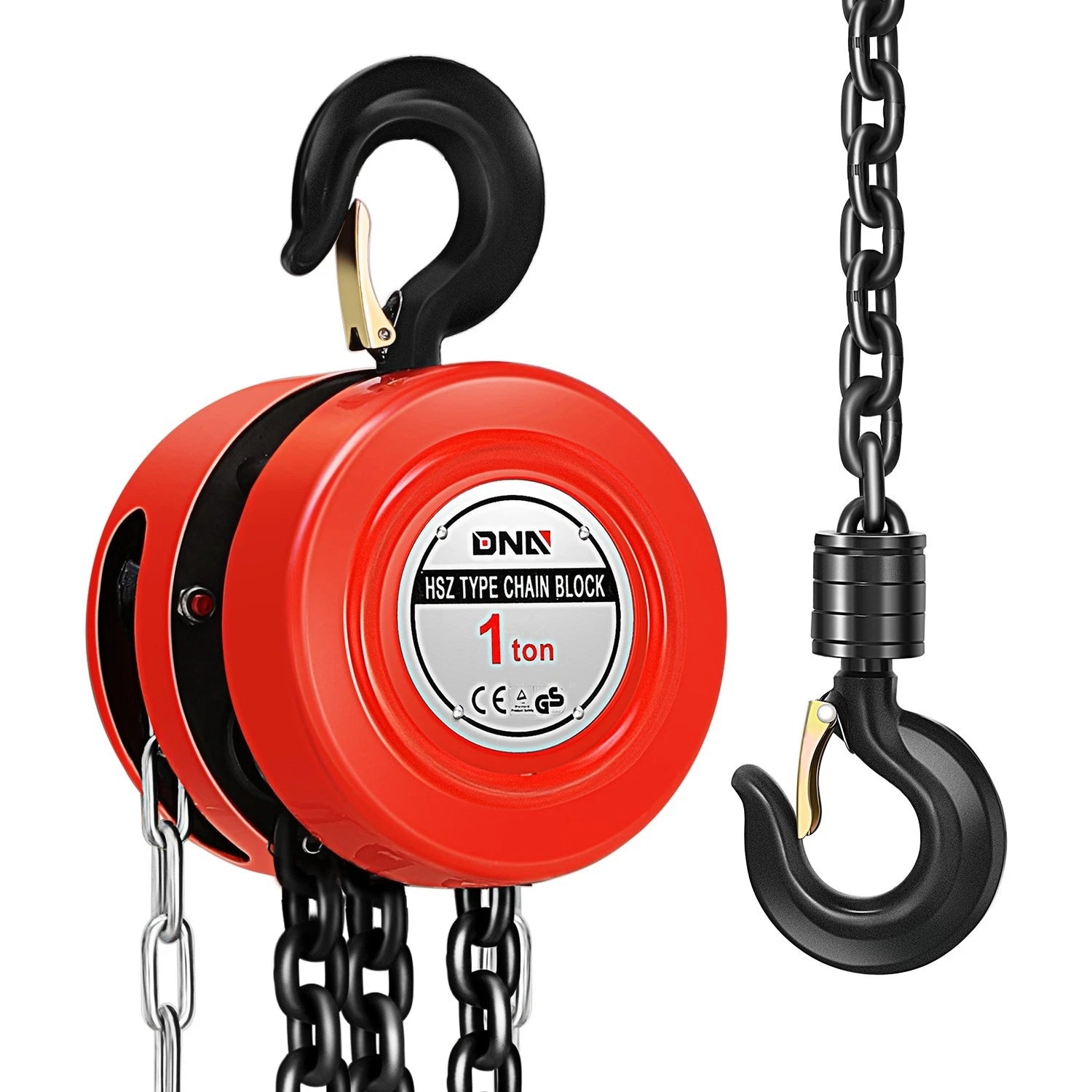 2200lbs Capacity 10ft Lift Alloy Steel Chain Block | Built Supply Co
