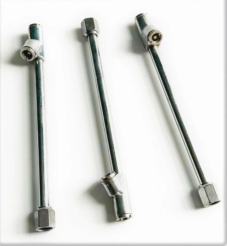 3 Truck Tire Inflator Air Chucks 8-3/8" Long 1/4 Npt Straight/curve