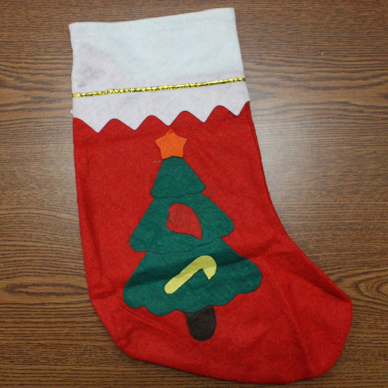 Christmas Stocking Large Tree Santa Gift Sock Xmas Candy Sack