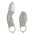 4-inch Folding Pocket Knife Bottle Opener Tactical Liner Lock Clip Utility Knife