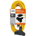 Prime 50ft Extension Cord 12 AWG Gauge, 3-Outlet