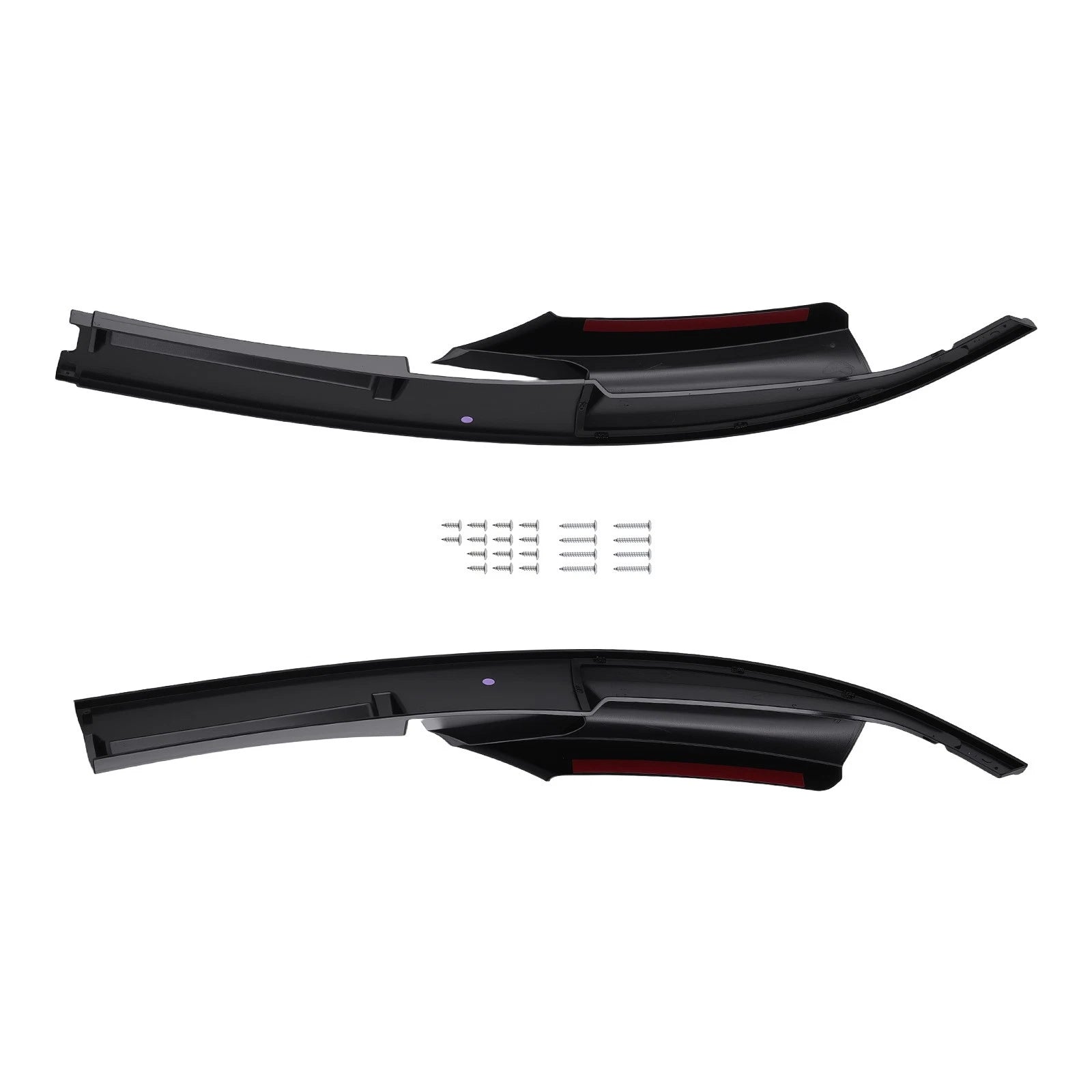 Front Bumper Lip Assembly for BMW 3 Series M Sport 4Dr 5Dr 2012-2018 Black