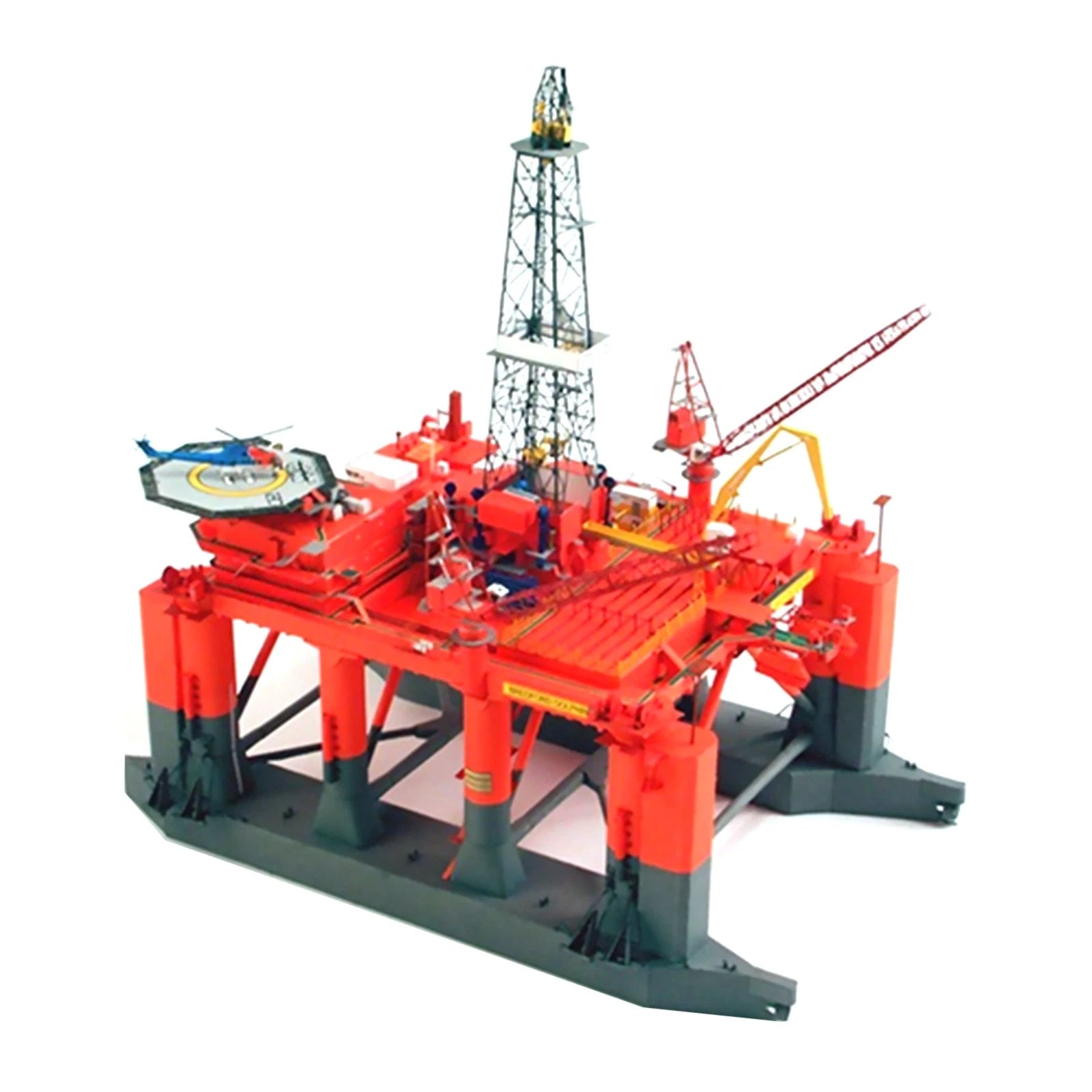 Diy 1:400 Norwegian Bredford Dolphin Oil Drilling Platform Paper