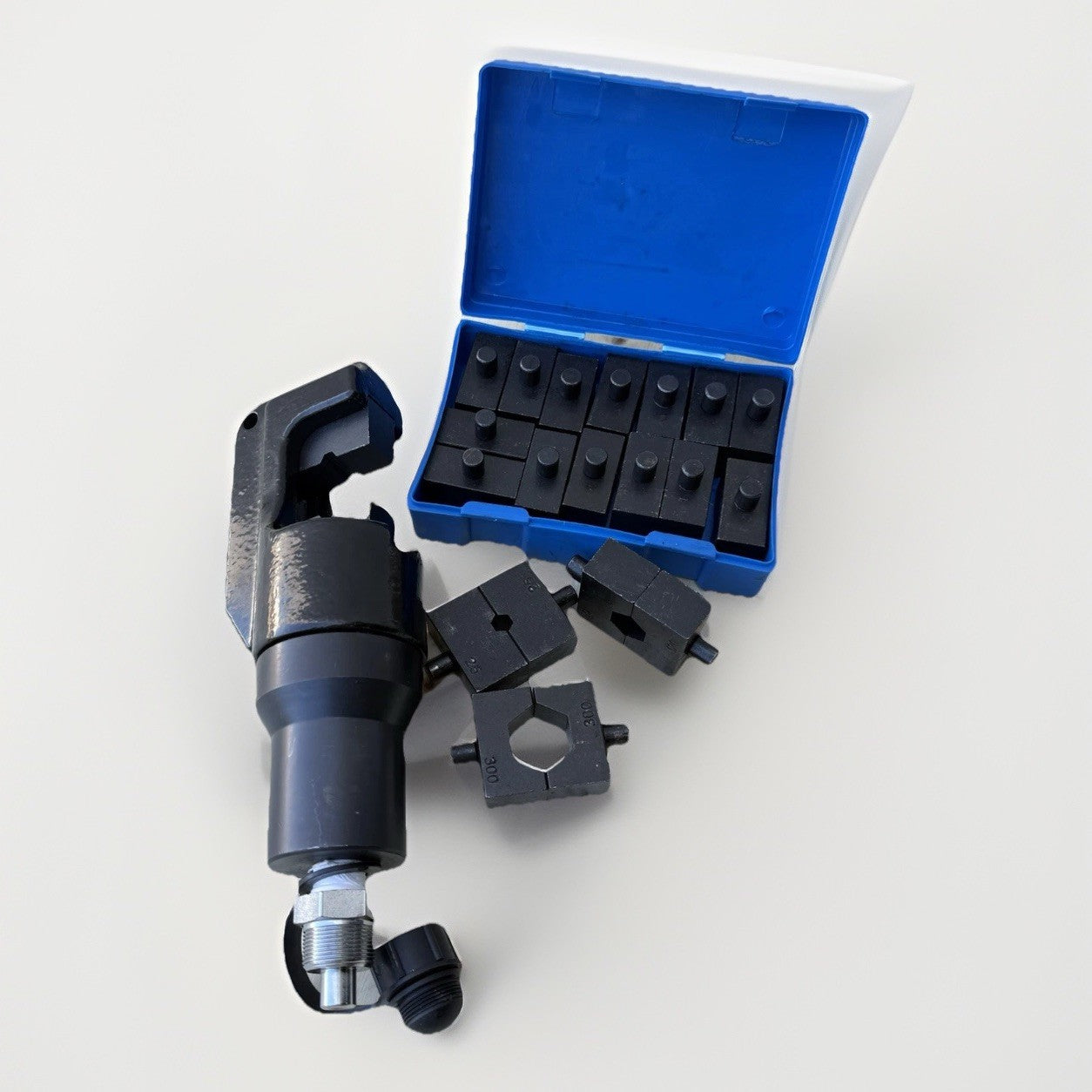 12 Ton Split Air Hydraulic Crimping Head Plier W/11 Hex Dies 16-300mm2