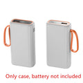 2 Slots 21700 Battery Power Shell Charger Box Lcd Display Power Bank