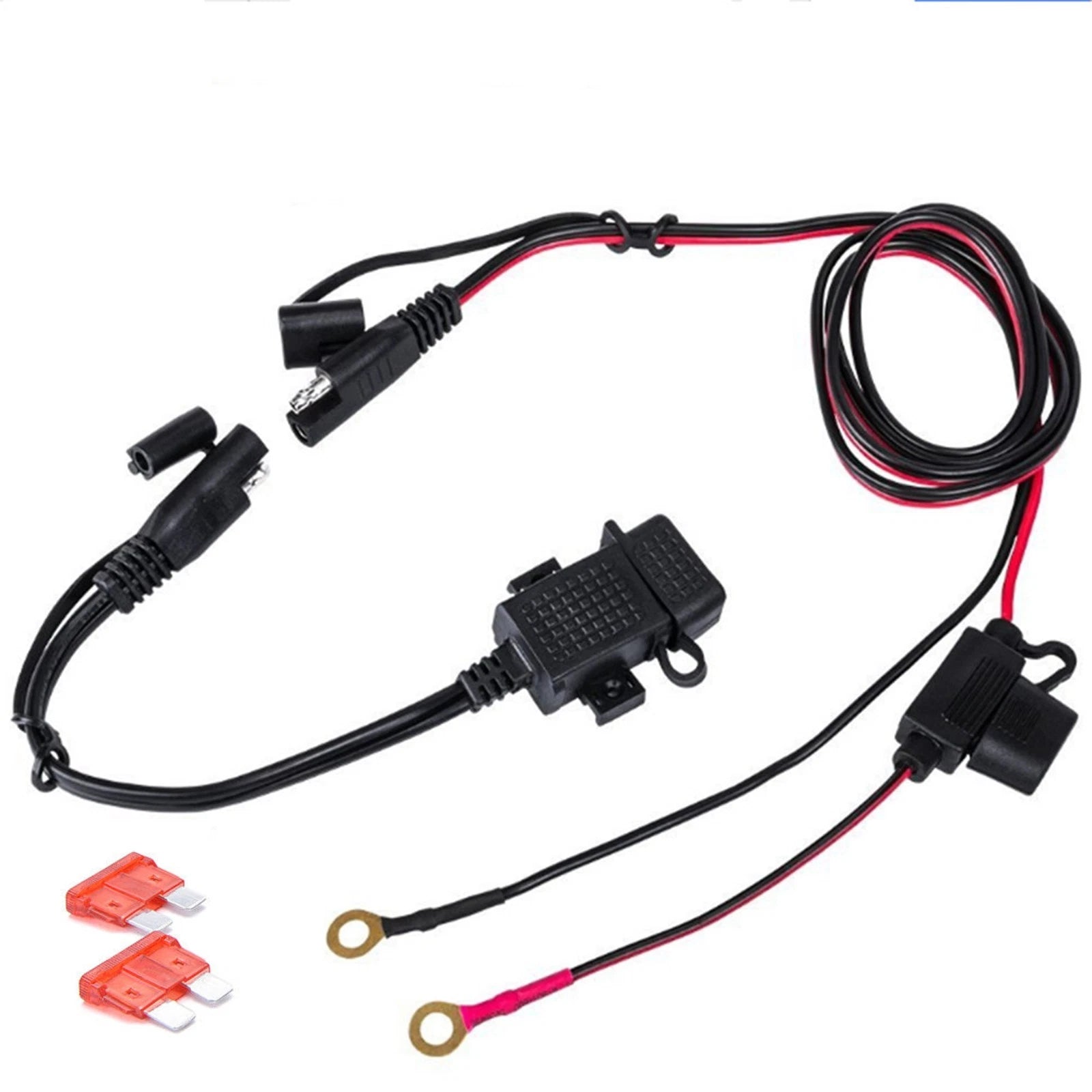 Waterproof Motorcycle Usb Charger Sae To Usb Cable Adapter For Phone