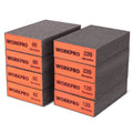 WORKPRO 8PC Sanding Sponge Set Wet and Dry Dual-use Sanding Block 60/80/12 Grits