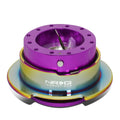 Nrg Aluminum Steering Wheel Quick Release Adapter Gen 2.5 Purple/neo