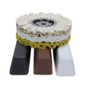 6 Piece Aluminum Buffing Kit: 8" Airway Buffing Wheels & Xl Polishing