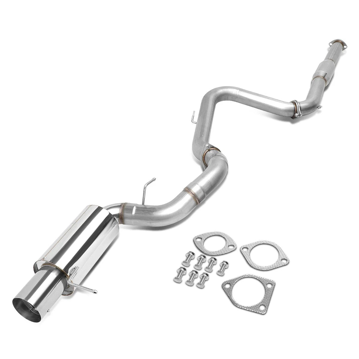 Eclipse 3g V6 Stainless Steel Catback 2.25" Exhaust Pipe 4" Muffler