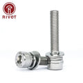 Hexagon Socket Head Cap Bolt Flat Washer Spring Washer Subassembly Hex Socket