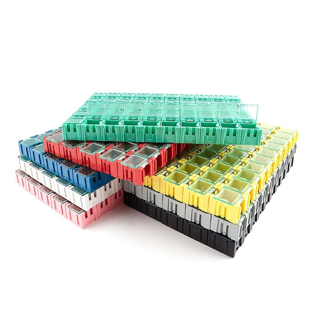 Plastic Electronic Storage Boxes For Smd Components Resistors
