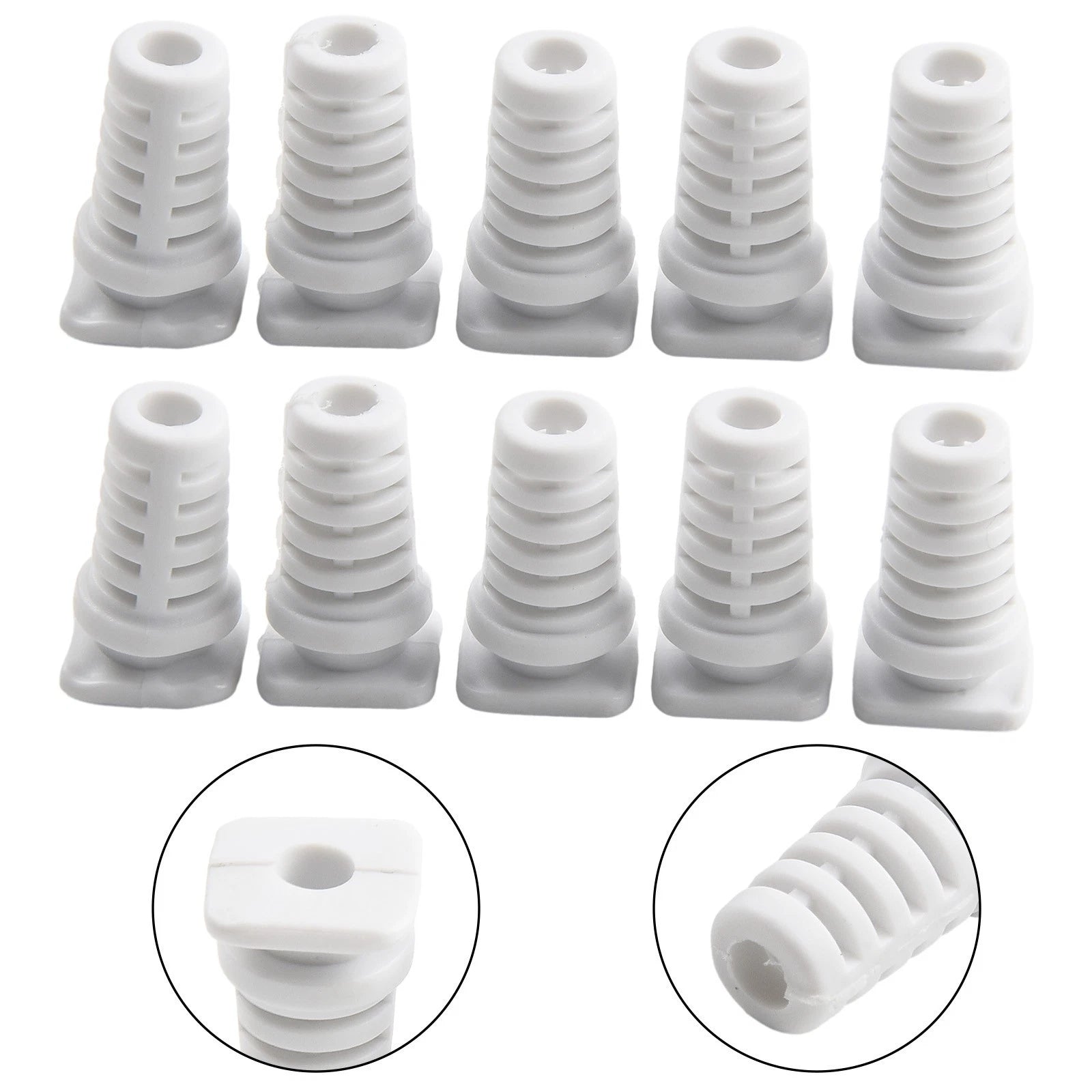 10 Pack Of Cable Gland Connector Rubber Strain Relief Sleeves For