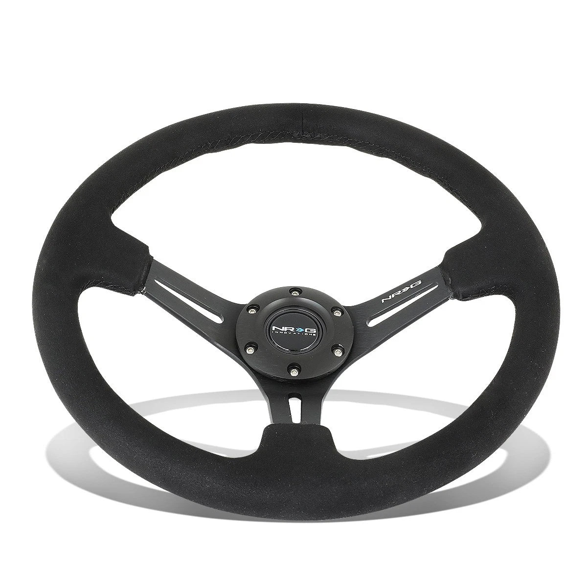 Nrg Reinforced 350mm 3" Deep Dish Alcantara Grip | Built Supply Co