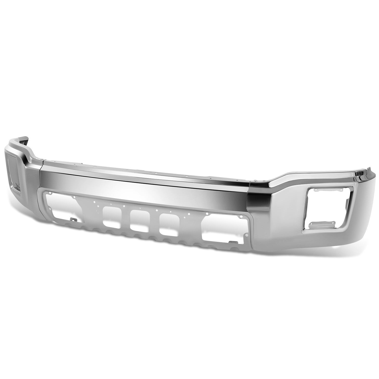 Fit 14-15 GMC Sierra 1500 Chrome Front Bumper Face Bar w/o Parking