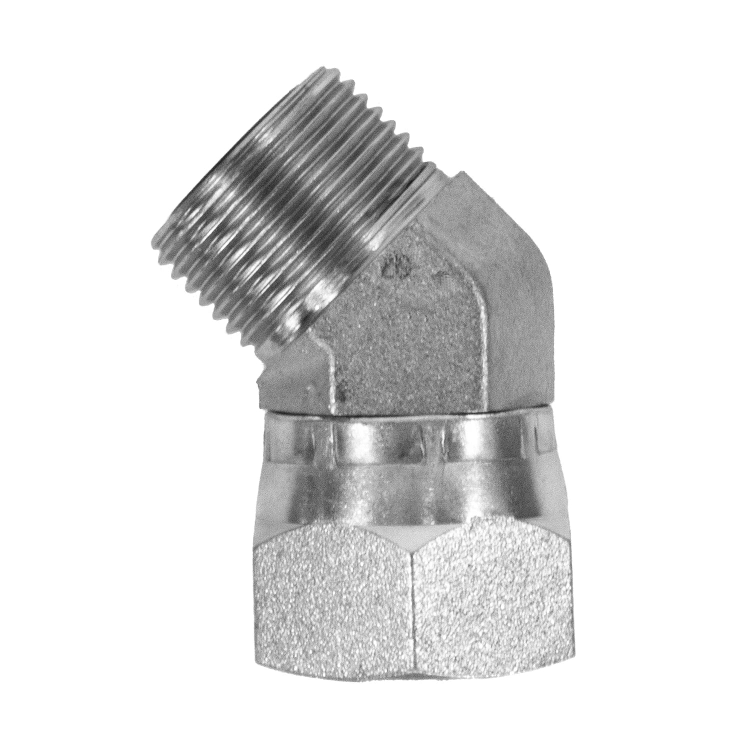 Hydraulic Adapter - 04 Male Face Seal X 04 Female Face Seal 45