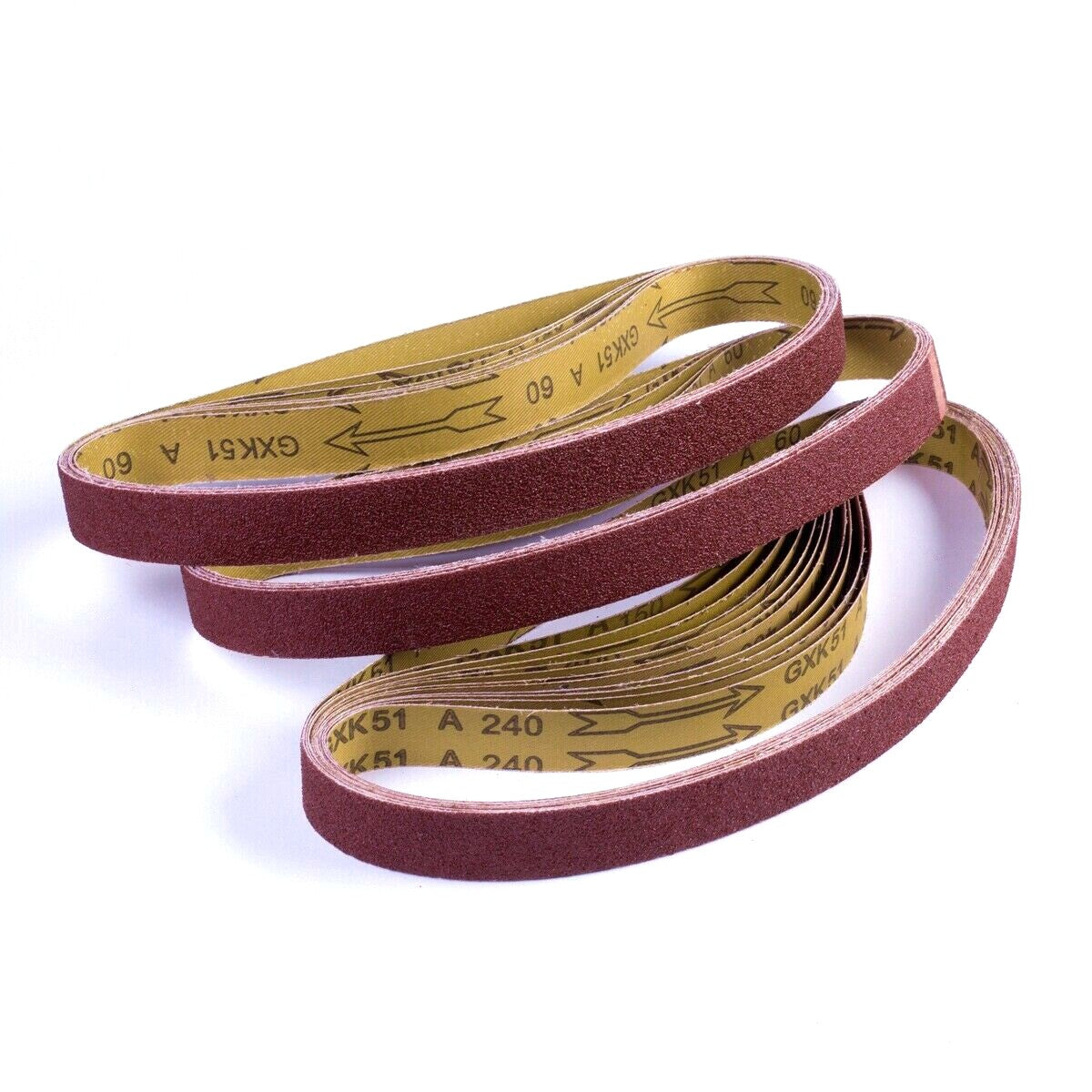 12pc Sanding Belt Set 1x42 Inch 60-400 Grit by Unbranded