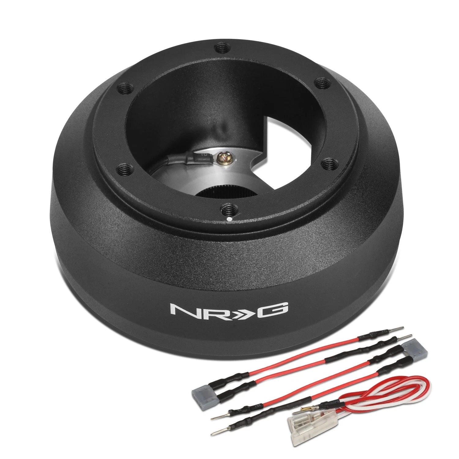 Nrg Srk-183h 6-hole Universal Steering Wheel Black Quick Release Hub
