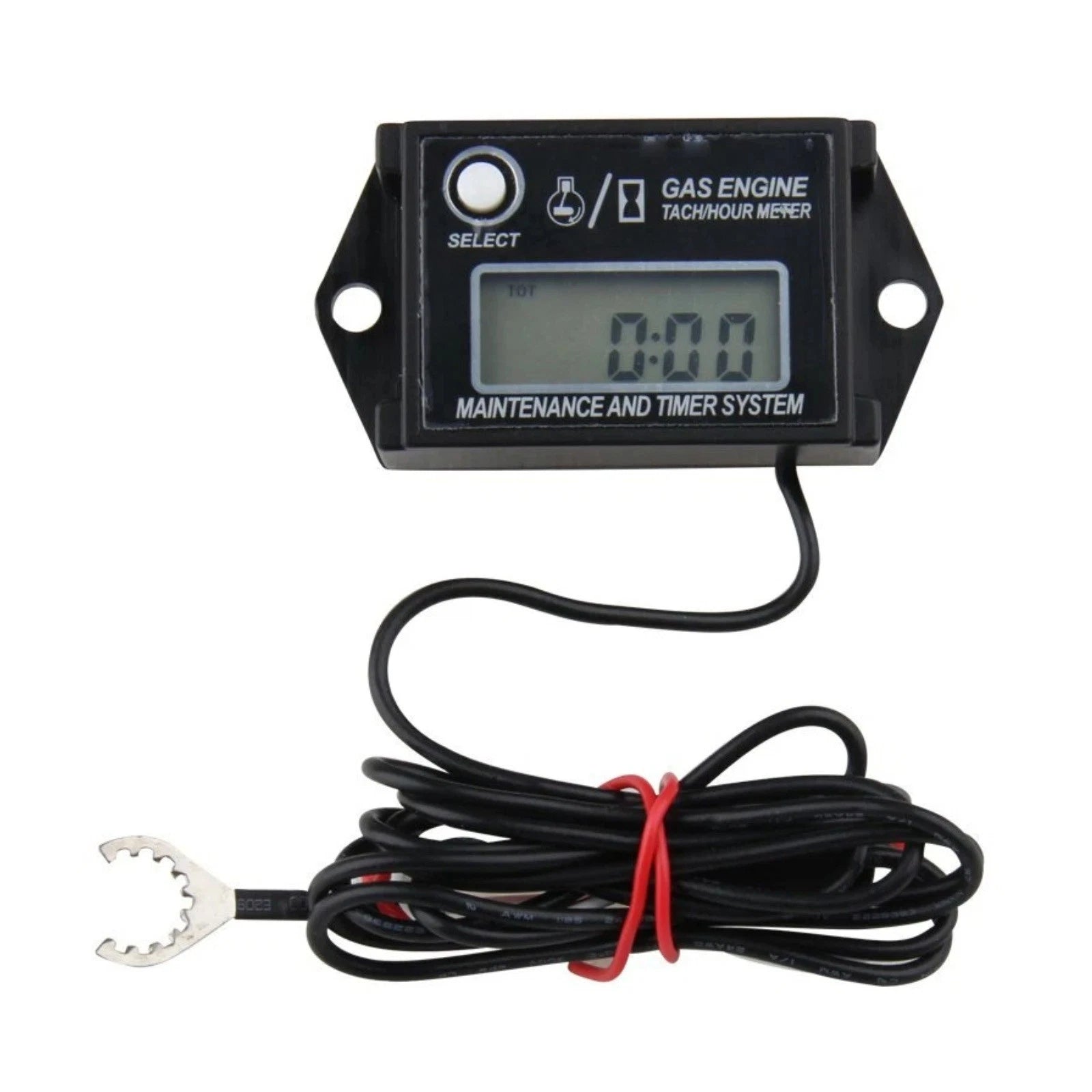 Mini Digital Tachometer Tach Hour Meter Waterproof For Dirt Bike
