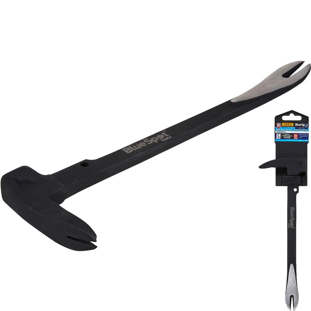 BlueSpot 10" Moulding Nail Hand Pry Bar Puller Lifter Lever Steel Tool 250mm by BlueSpot