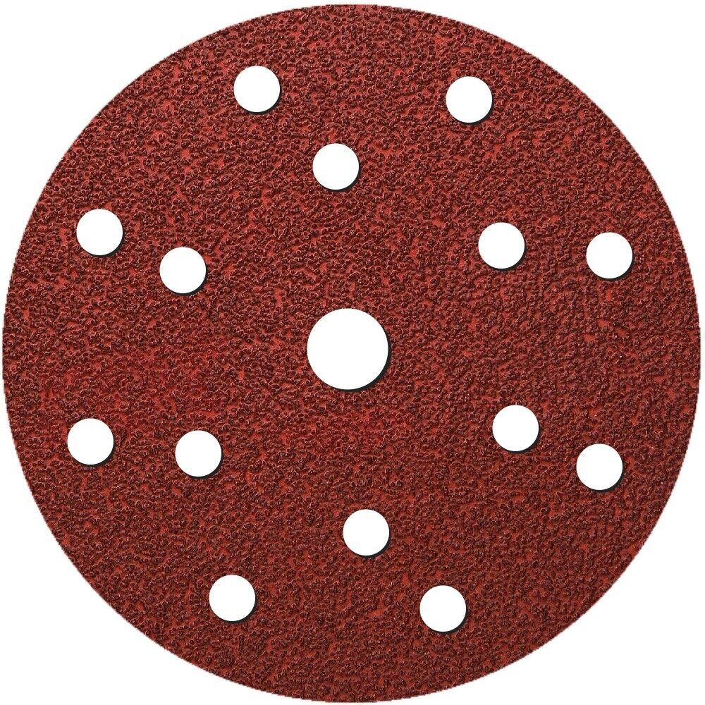 25pc 6-Inch Sanding Discs - 40 Grit Hook & Loop by Unbranded