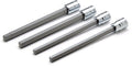 Titan Extra Long Hex Bit Socket Set 4 Piece by Titan