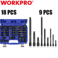 WORKPRO 18PC Impact Driver Extension Bar Drive Socket Set by WORKPRO