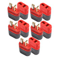 5pairs Rc Battery Male+female T Plug Connectors Non-slip With