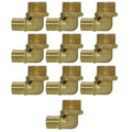 XFITTING 1" Barb Crimp Elbow 10 Pack