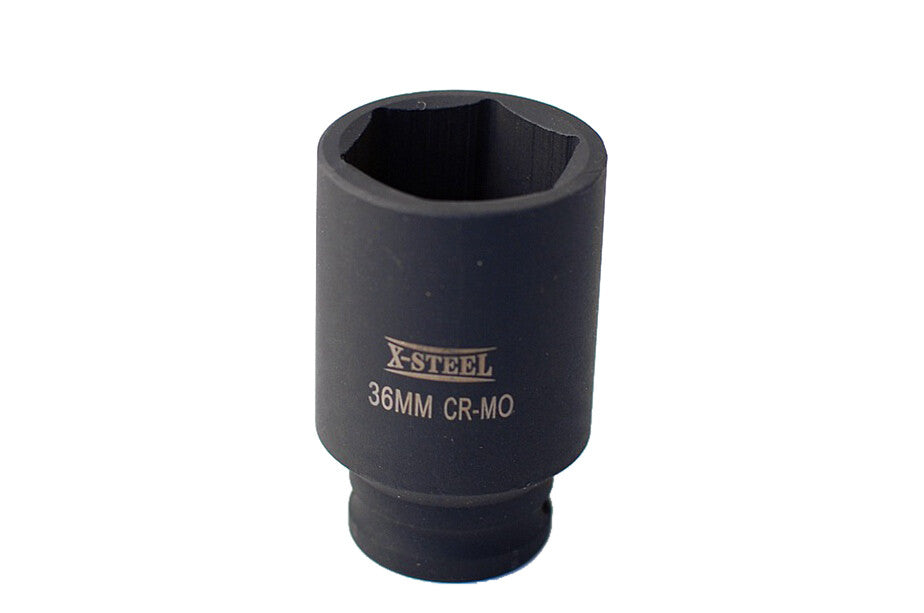 1/2" Dr Cr-Mo 6PT Deep Impact Socket 78mmL 8-55mm by Unbranded