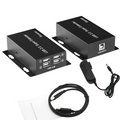 50m 4-port Usb 2.0 Ethernet Extender Rj45 Network | Built Supply Co