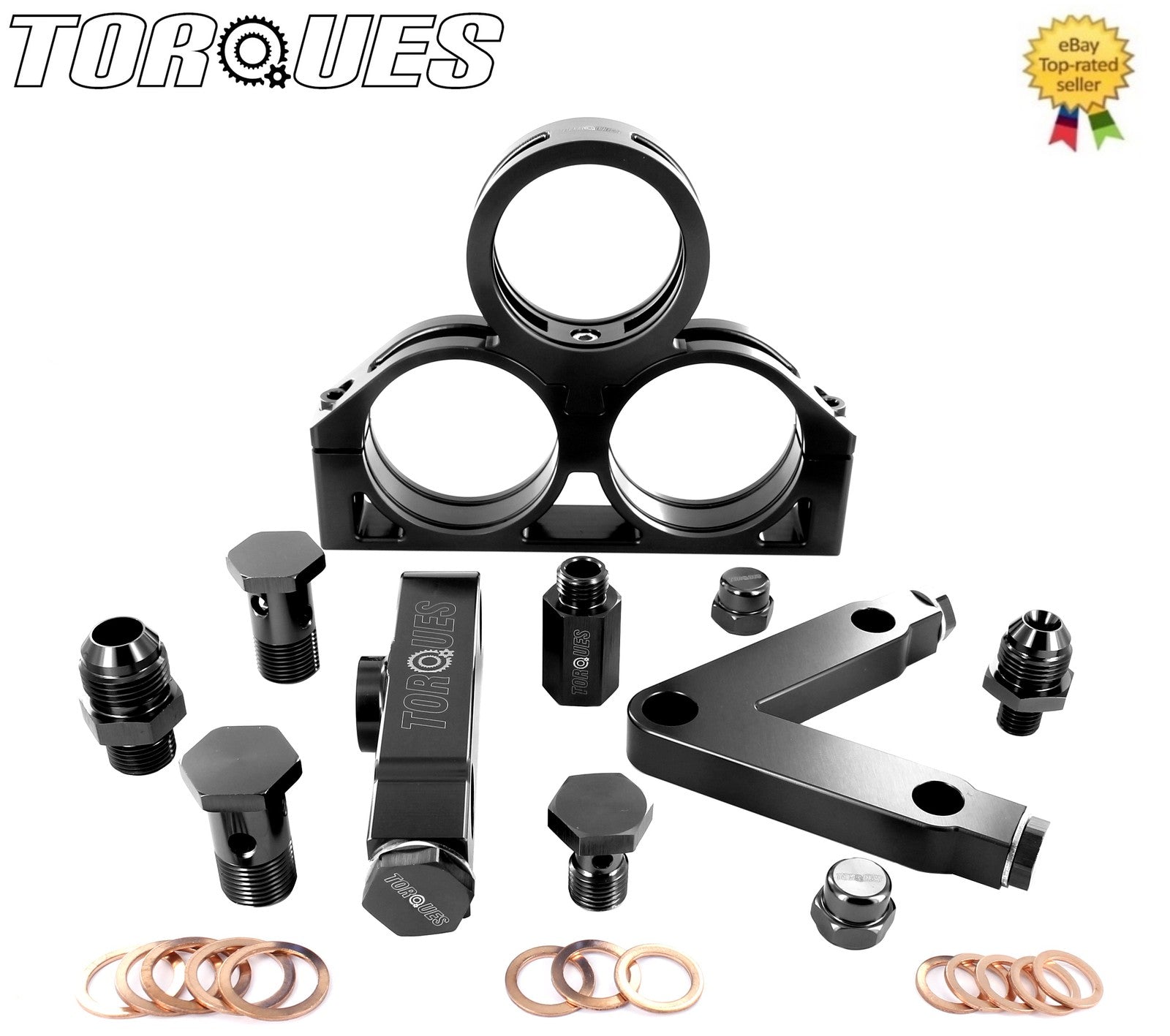 Manifold Cradle Assembly Kit For Twin Bosch 044 Fuel Pumps+Bosch