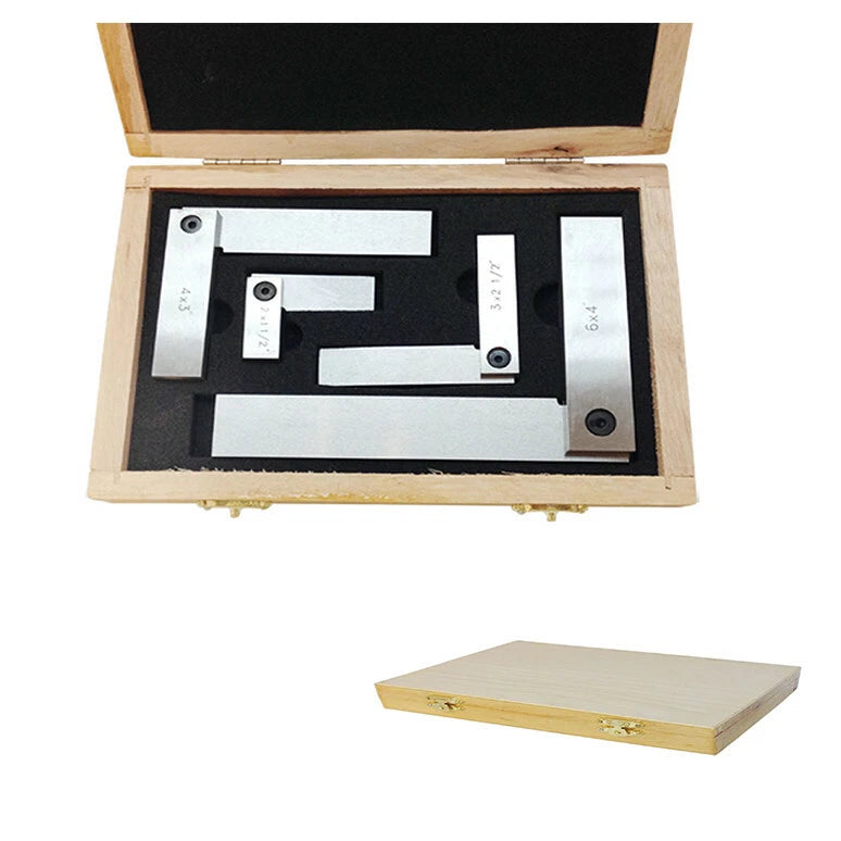 Steel Hardened Square Set 2",3", 4" & 6" Right Angle 90 Degree With