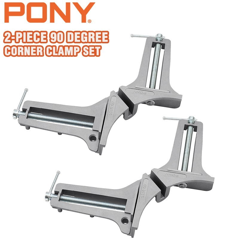 PONY 2-Piece 90 Degree Corner Clamp Set by PONY